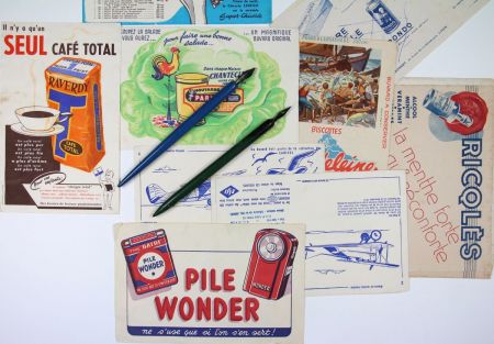 Porte-plumes et buvards