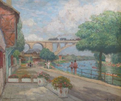 Acquisition : les bords de la Marne à Nogent par Jean Lefort